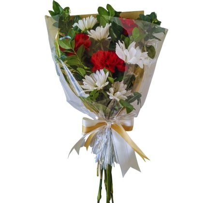 3 carnations & daises