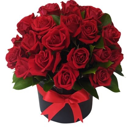 Mini roses with foliage