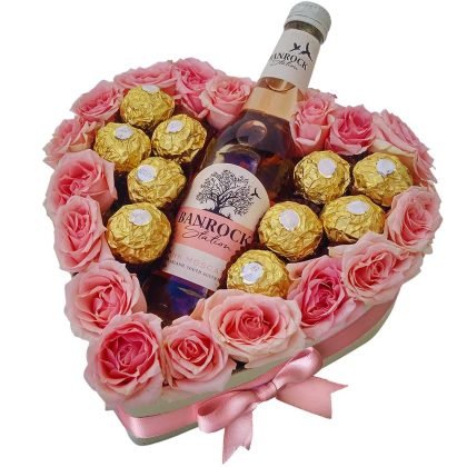 Mini roses with Ferrero rocher & Baileys 200ml