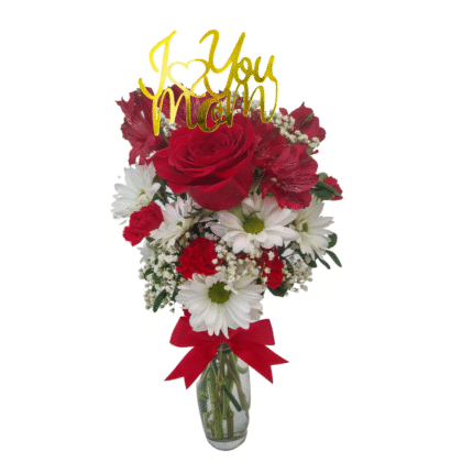 V2 - Rose with mix flowers & baby breath